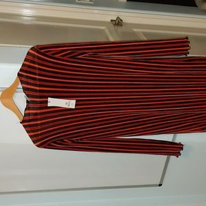Zara Striped Sheer Dress S size